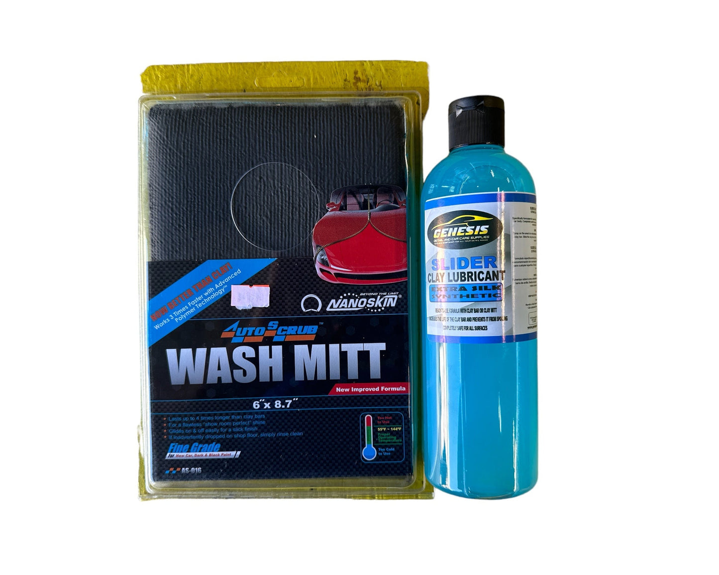 Clay Mitt and Slider Clay Lubricant