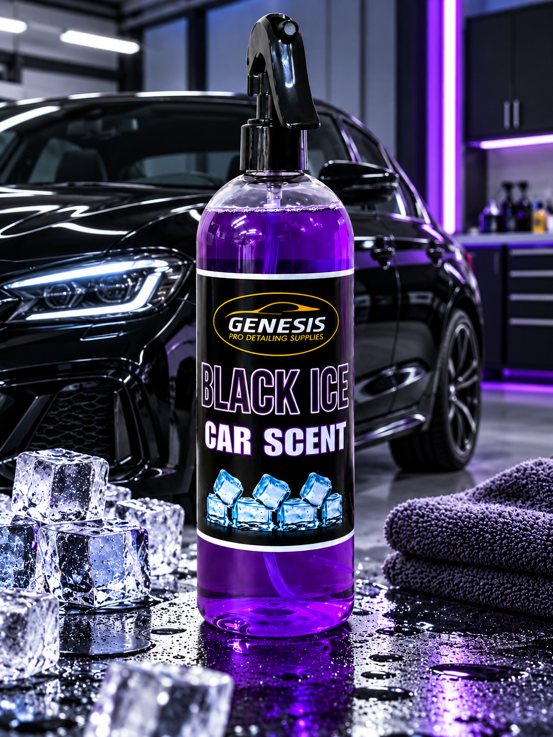 Black Ice Car Scent 16 oz
