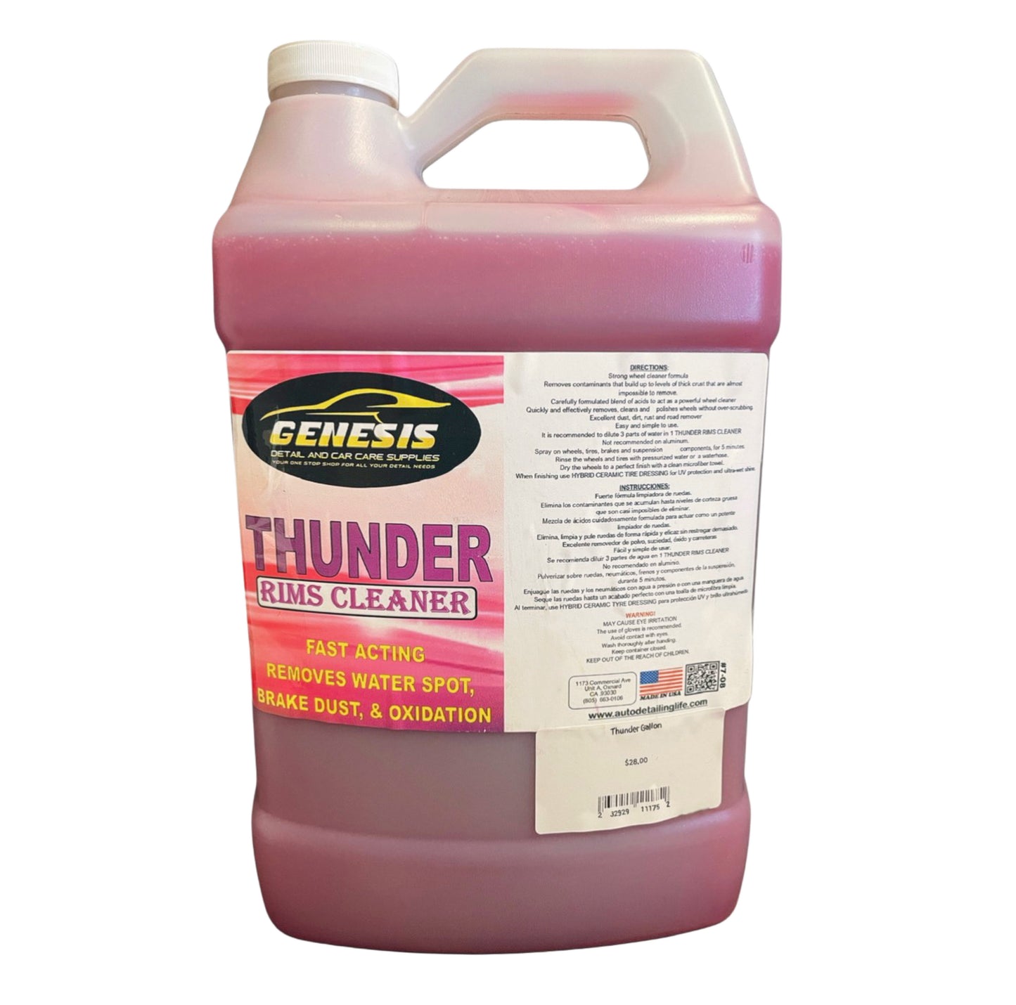 Thunder Rims Cleaner 1 GL