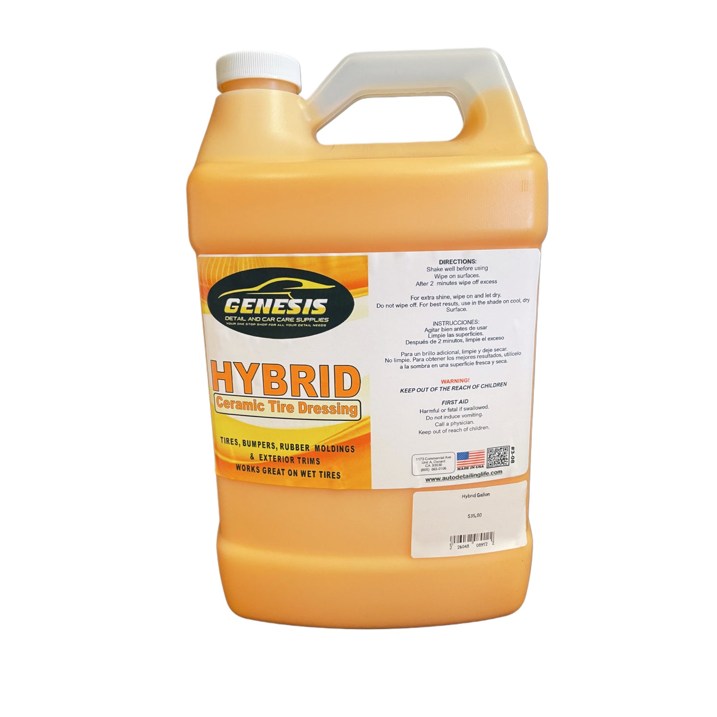 Hybrid Ceramic Tire Dressing 1 GL