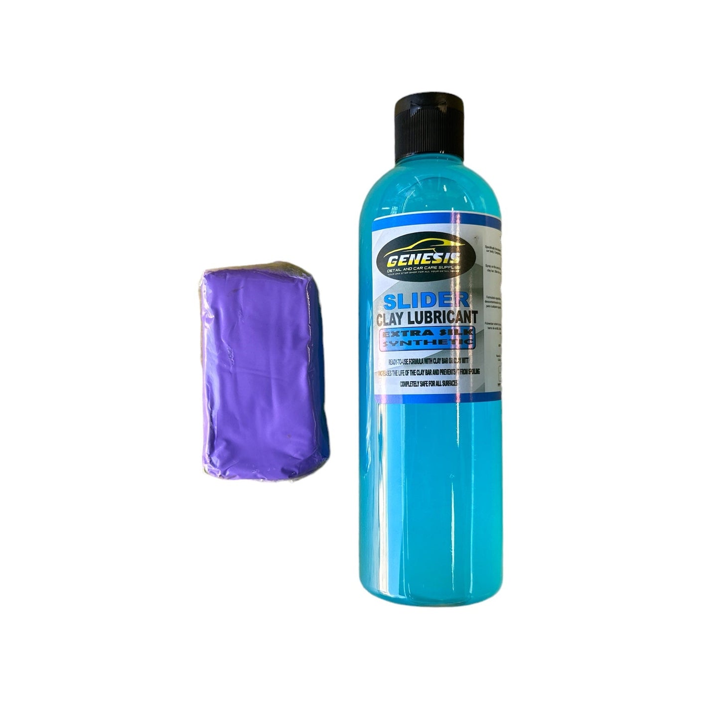 Clay Bar and Slider Clay Lubricant