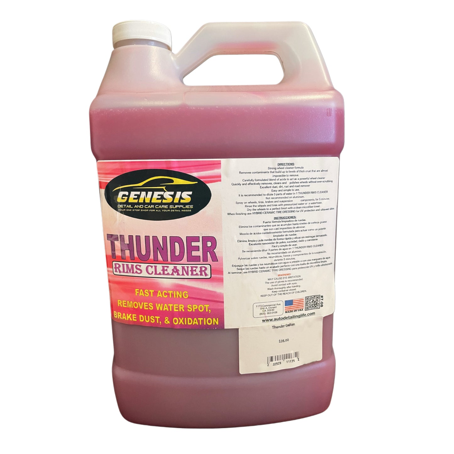 Thunder Rims Cleaner 1 GL