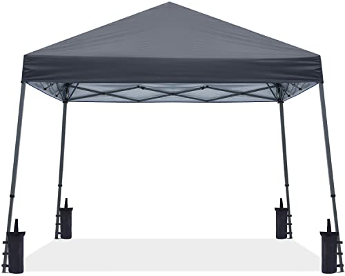 ABCCANOPY Stable Pop up Outdoor Canopy Tent 8 x 8 ft Base / 6 x 6 ft Top, Royal Blue