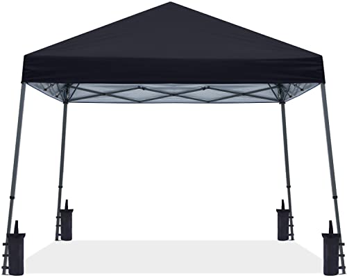 ABCCANOPY Stable Pop up Outdoor Canopy Tent 8 x 8 ft Base / 6 x 6 ft Top, Royal Blue