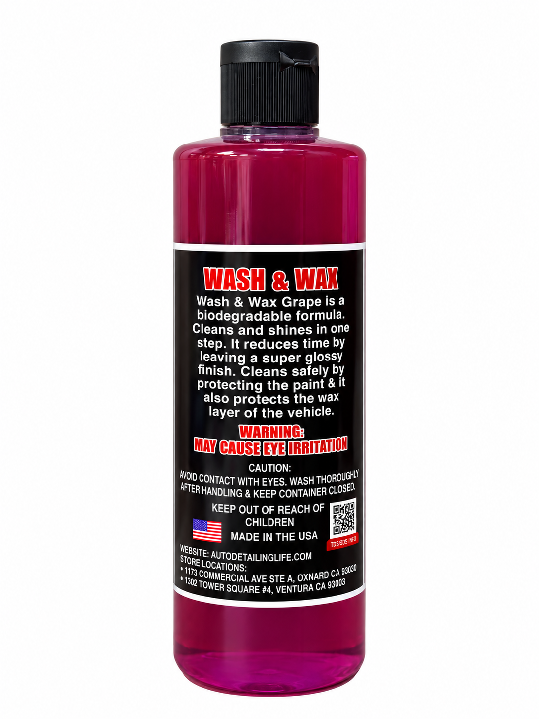 Wash and Wax Grape 16 oz