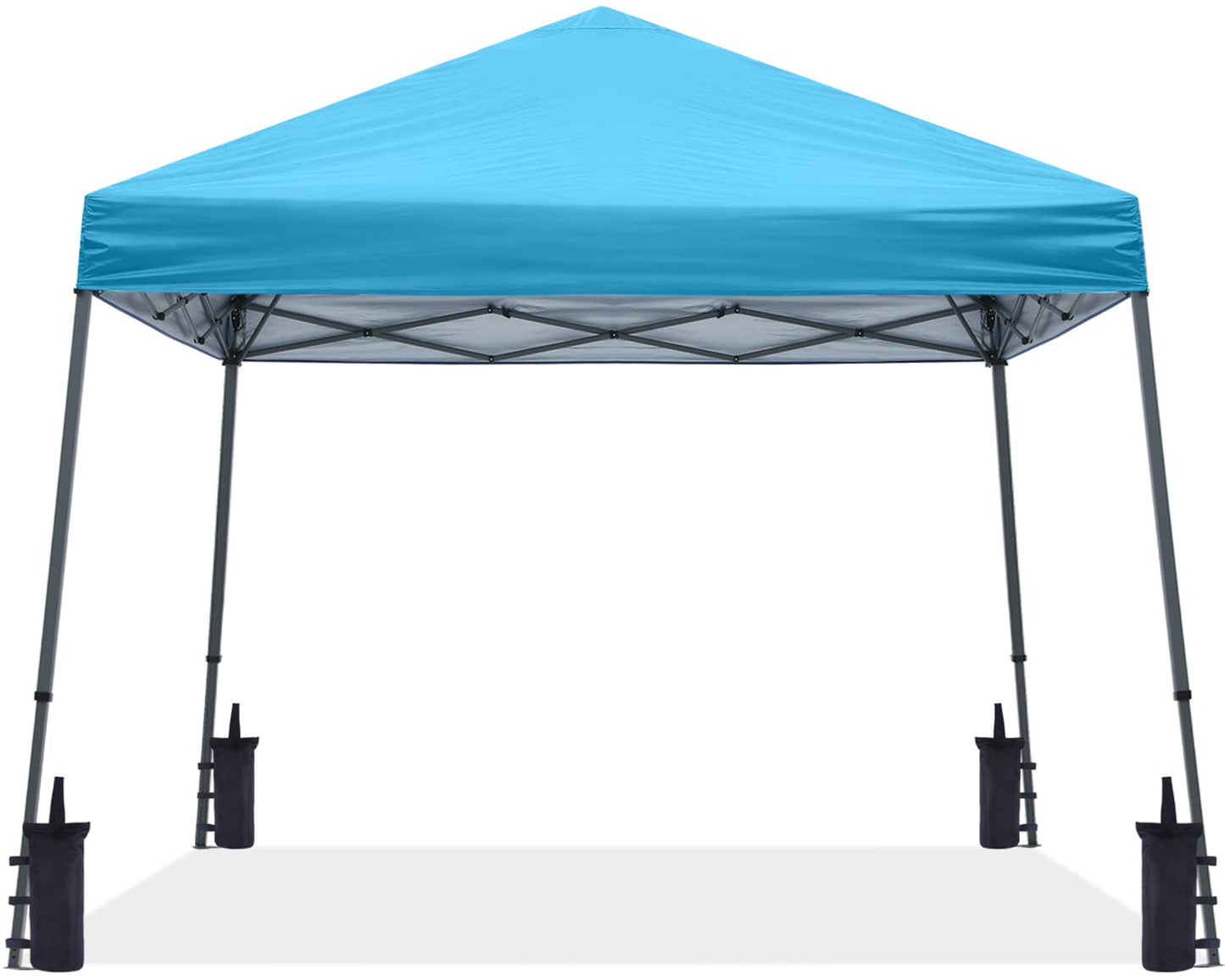 ABCCANOPY Stable Pop up Outdoor Canopy Tent 8 x 8 ft Base / 6 x 6 ft Top, Royal Blue