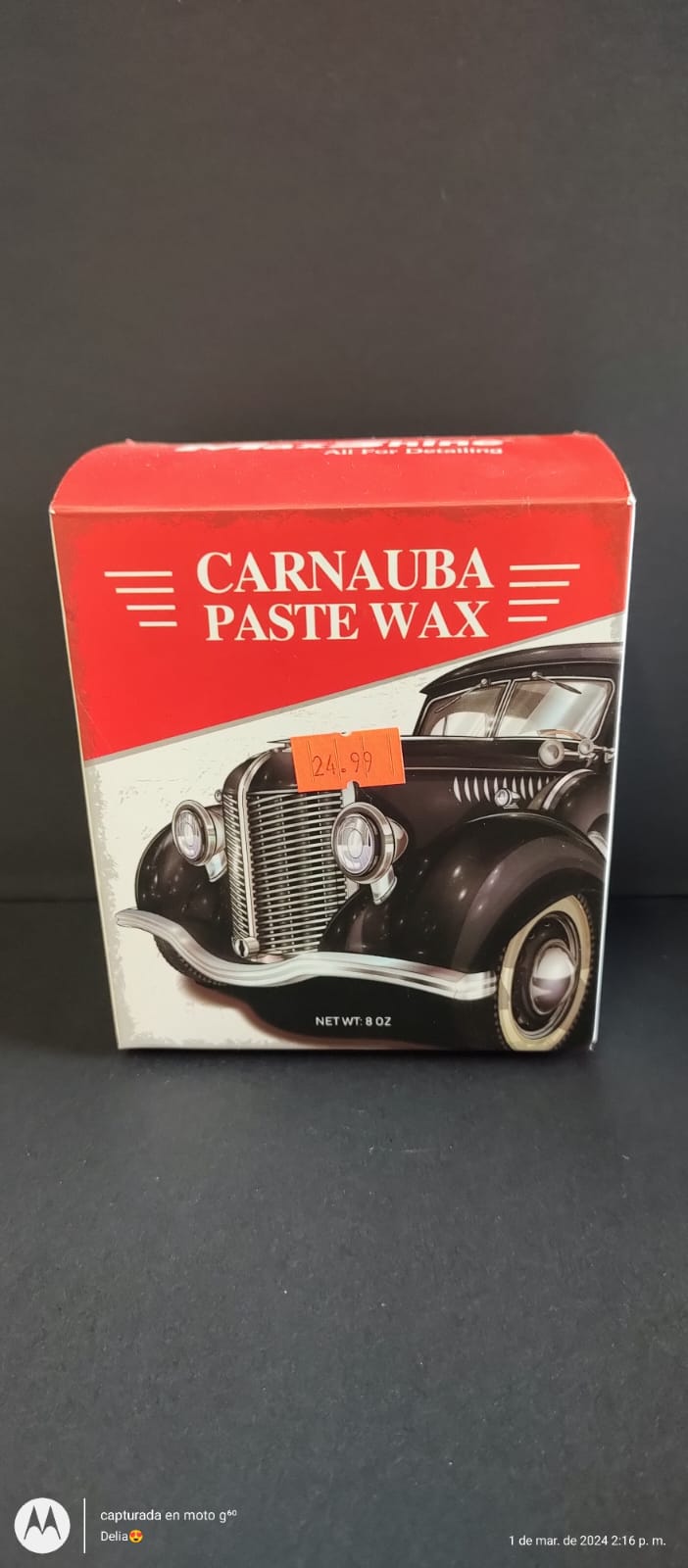 Carnauba paste wax