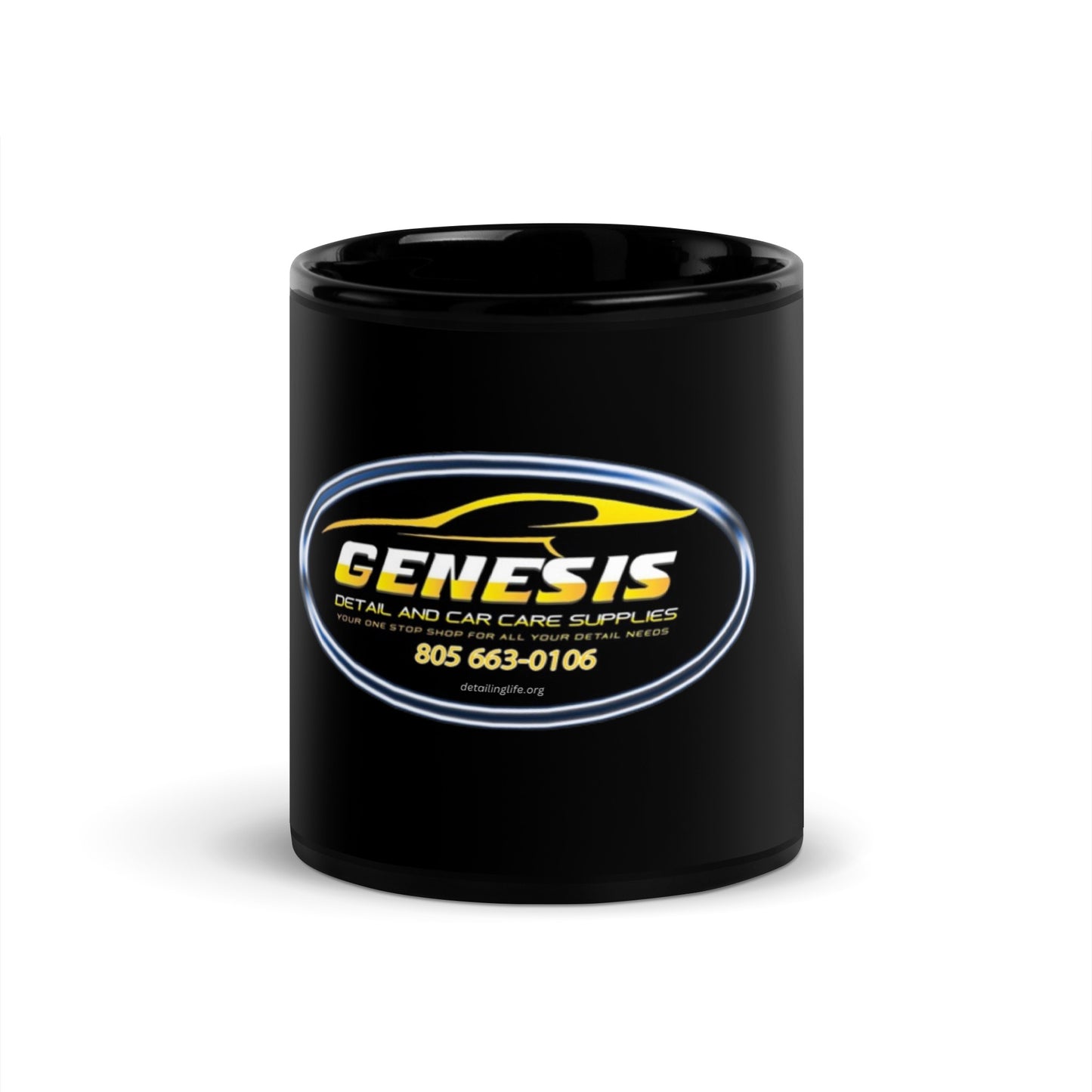 Genesis Black Glossy Mug