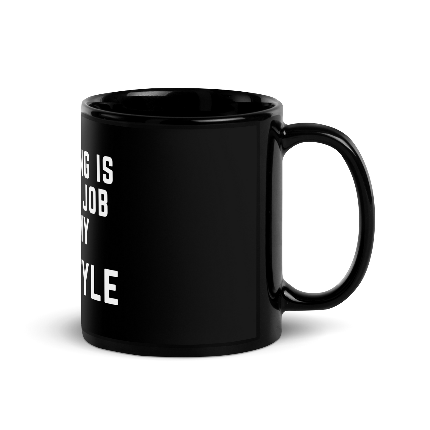 Black Glossy Mug