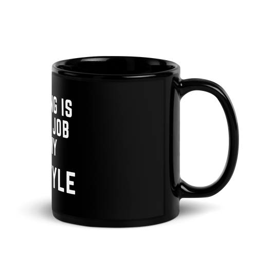 Black Glossy Mug