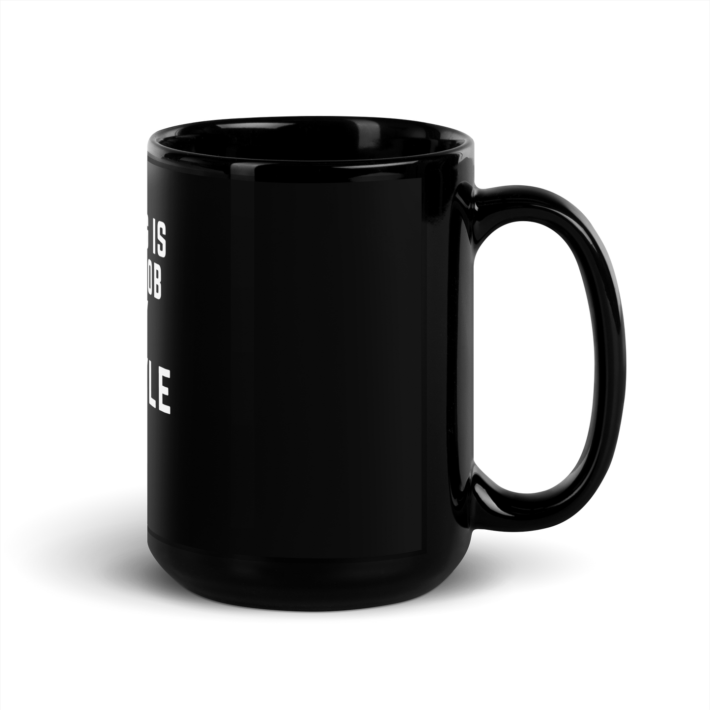 Black Glossy Mug