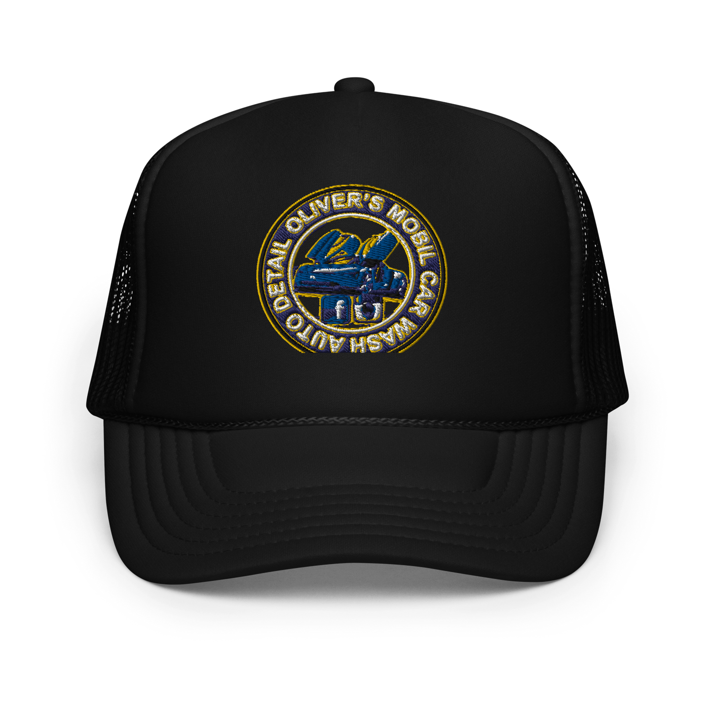 Oliver's Mobile Car Wash Foam trucker hat