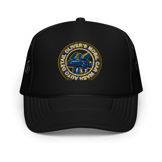 Oliver's Mobile Car Wash Foam trucker hat