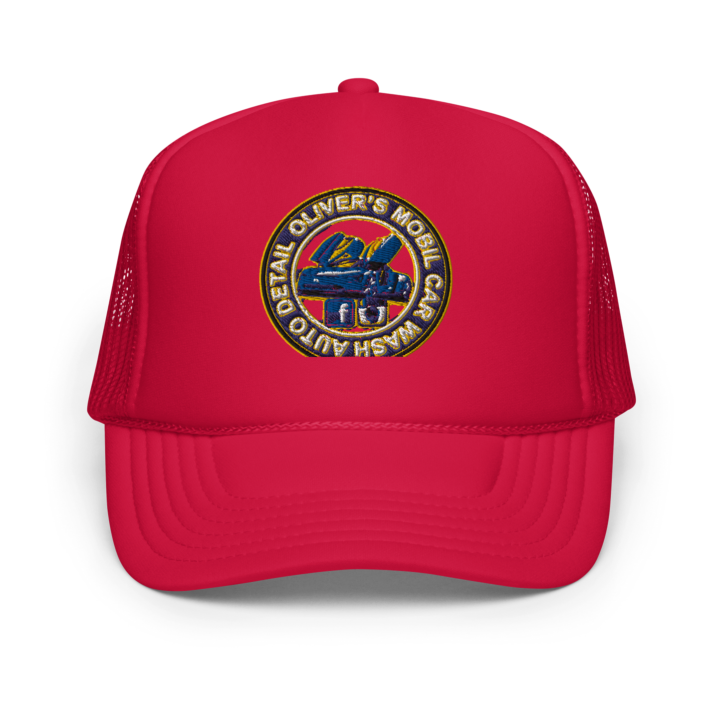 Oliver's Mobile Car Wash Foam trucker hat