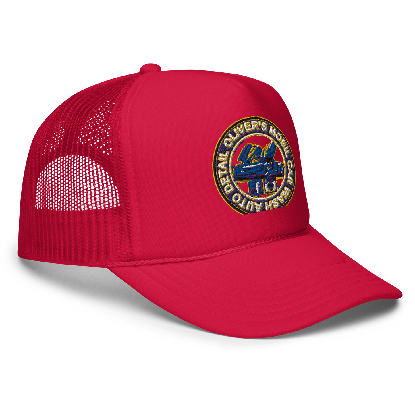 Oliver's Mobile Car Wash Foam trucker hat