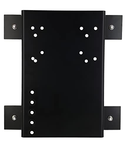 Pressure Washer Skid Plate Frame, Black Painted Steel with Rubber Feet, 10” x 16” Deck Size (Steel)