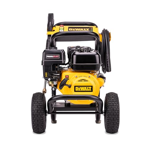 DeWalt DXPW3400PRNB-S PressuReady 3400 PSI Gas Pressure Washer with Quick Start Technology, 2.5 GPM Axial Cam Pump, 208cc Engine, Cold Water, Includes 25-Ft Hose, Nozzles, Spray Gun & Wand (50-State)