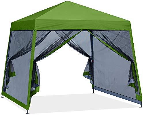 ABCCANOPY Stable Pop up Outdoor Canopy Tent 8 x 8 ft Base / 6 x 6 ft Top, Royal Blue