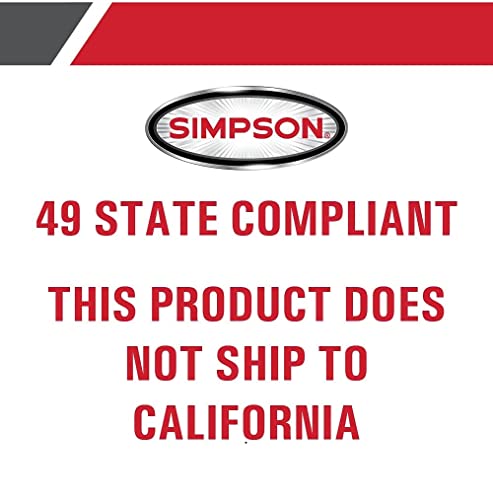 SIMPSON Cleaning 95003 Mobile Trailer 4200 PSI Cold Water Gas Pressure Washer System, 4.0 GPM, Electric Start Honda Engine, Includes Spray Gun and Wand, 5 Nozzles, 3/8-in. x 100-ft. Hose, (49-State)