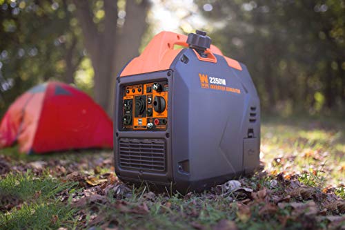 WEN 56235i Super Quiet 2350-Watt Portable Inverter Generator with Fuel Shut Off, CARB Compliant, Ultra Lightweight