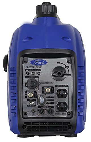 Ford FG2300iS 2300W Silent Series Inverter Generator, Blue