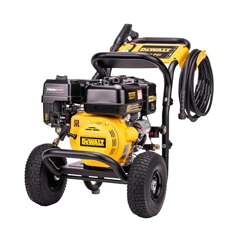 DeWalt DXPW3400PRNB-S PressuReady 3400 PSI Gas Pressure Washer with Quick Start Technology, 2.5 GPM Axial Cam Pump, 208cc Engine, Cold Water, Includes 25-Ft Hose, Nozzles, Spray Gun & Wand (50-State)