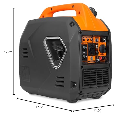 WEN 56235i Super Quiet 2350-Watt Portable Inverter Generator with Fuel Shut Off, CARB Compliant, Ultra Lightweight