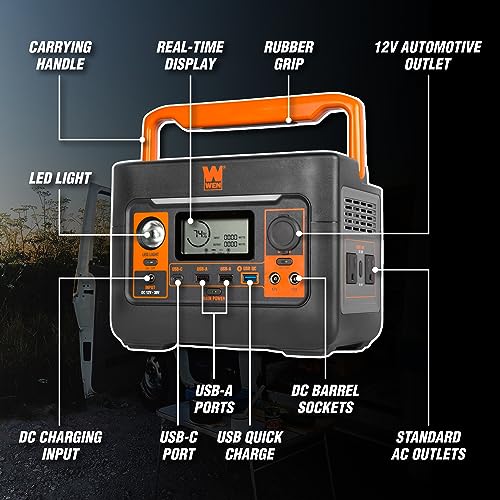 WEN 56235i Super Quiet 2350-Watt Portable Inverter Generator with Fuel Shut Off, CARB Compliant, Ultra Lightweight