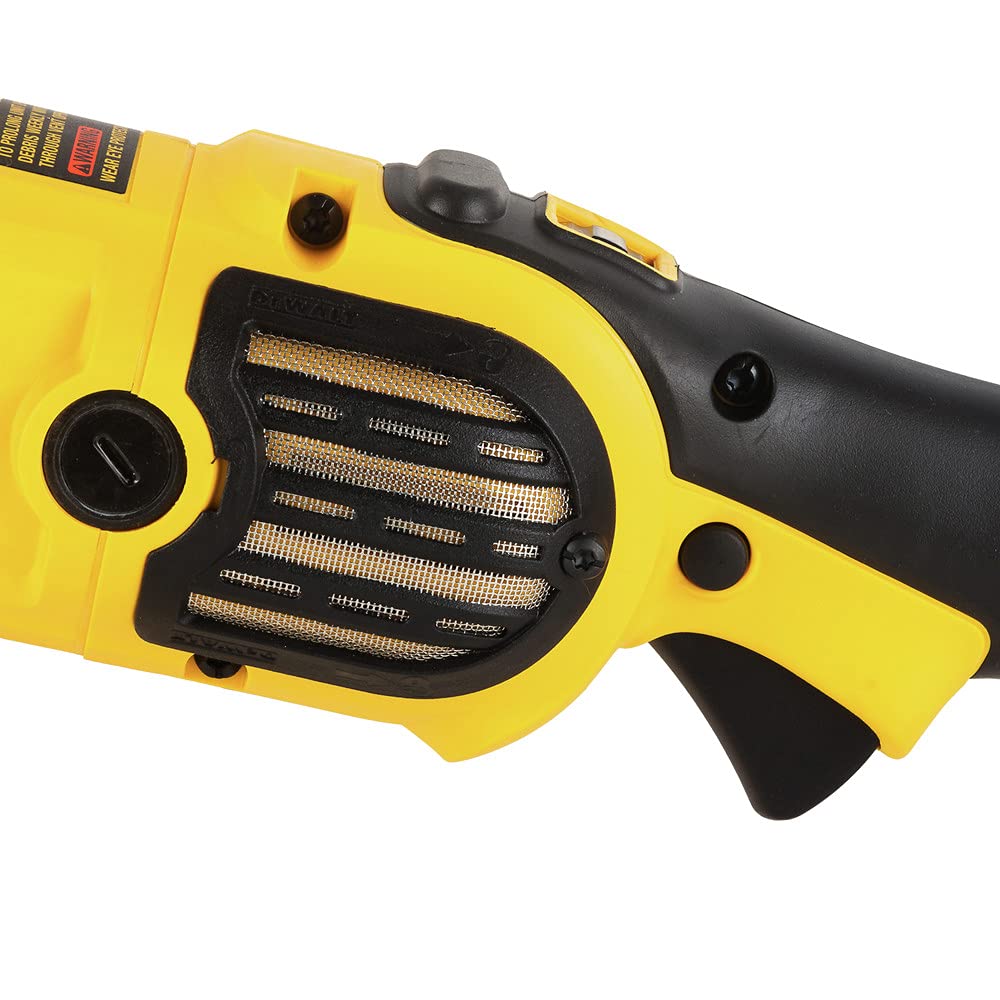 DEWALT Buffer Polisher, 7”-9”, 12 amp, Variable Speed Dial 0-3,500 RPM’s, Corded (DWP849X) Yellow, Large