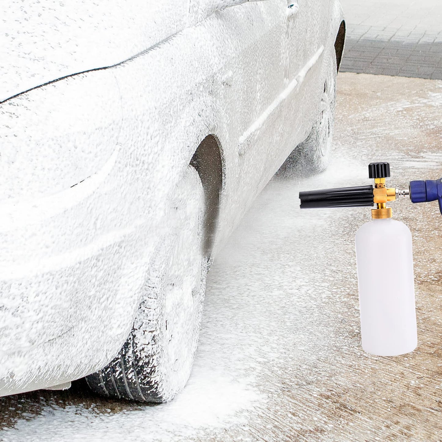 Car Wash Pressure Washer Jet Wash 1/4" Quick Release Adjustable Snow Foam Lance Foam Cannon Foam Blaster